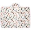 imageLittle Unicorn Premium Hooded Bath Towel Absorbent Cotton ampamp Terry Blend  Larger Size 16 Years SharkButterflies