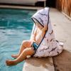 imageLittle Unicorn Premium Hooded Bath Towel Absorbent Cotton ampamp Terry Blend  Larger Size 16 Years SharkShark