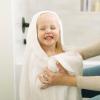 imageLittle Unicorn Premium Hooded Bath Towel Absorbent Cotton ampamp Terry Blend  Larger Size 16 Years SharkWhite