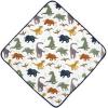 imageLittle Unicorn Premium Infant Hooded Bath Towel Soft ampamp Absorbent Cotton ampamp Terry Fabric for Newborns Dino FriendsDino Friends