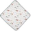 imageLittle Unicorn Premium Infant Hooded Bath Towel Soft ampamp Absorbent Cotton ampamp Terry Fabric for Newborns Dino FriendsFarmyard