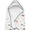 imageLittle Unicorn Premium Infant Hooded Bath Towel Soft ampamp Absorbent Cotton ampamp Terry Fabric for Newborns Dino FriendsFarmyard