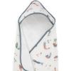 imageLittle Unicorn Premium Infant Hooded Bath Towel Soft ampamp Absorbent Cotton ampamp Terry Fabric for Newborns Dino FriendsMermaids