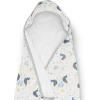 imageLittle Unicorn Premium Infant Hooded Bath Towel Soft ampamp Absorbent Cotton ampamp Terry Fabric for Newborns Dino FriendsPeacock