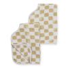 imageLittle Unicorn UltraAbsorbent Premium Burp Cloth  Soft on Babys Skin  Larger Size  Ergonomic Design FernAdobe Checker