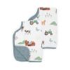 imageLittle Unicorn UltraAbsorbent Premium Burp Cloth  Soft on Babys Skin  Larger Size  Ergonomic Design FernFarmyard