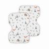 imageLittle Unicorn UltraAbsorbent Premium Burp Cloth  Soft on Babys Skin  Larger Size  Ergonomic Design FernForest Friends