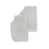 imageLittle Unicorn UltraAbsorbent Premium Burp Cloth  Soft on Babys Skin  Larger Size  Ergonomic Design FernGrey Stripe