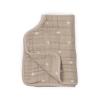 imageLittle Unicorn UltraAbsorbent Premium Burp Cloth  Soft on Babys Skin  Larger Size  Ergonomic Design FernTaupe Cross