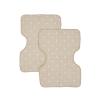 imageLittle Unicorn UltraAbsorbent Premium Burp Cloth  Soft on Babys Skin  Larger Size  Ergonomic Design FernTaupe Cross