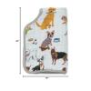 imageLittle Unicorn UltraAbsorbent Premium Burp Cloth  Soft on Babys Skin  Larger Size  Ergonomic Design FernWoof