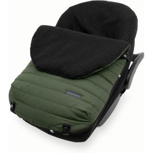 imageLittle Unicorn Infant Car Seat Footmuff  Weather Resistant Bunting Bag  Universal Fit for Baby Car Seat ampamp Travel System  Open Back Design  NonSlip Backing  Easy Magnetic Closures  Machine WashDark Green