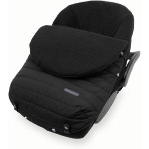 imageLittle Unicorn Infant Car Seat Footmuff  Weather Resistant Bunting Bag  Universal Fit for Baby Car Seat ampamp Travel System  Open Back Design  NonSlip Backing  Easy Magnetic Closures  Machine WashBlack