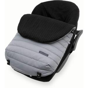 imageLittle Unicorn Infant Car Seat Footmuff  Weather Resistant Bunting Bag  Universal Fit for Baby Car Seat ampamp Travel System  Open Back Design  NonSlip Backing  Easy Magnetic Closures  Machine WashGrey