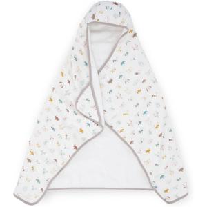 imageLittle Unicorn Premium Hooded Bath Towel Absorbent Cotton ampamp Terry Blend  Larger Size 16 Years SharkAnimal Crowd