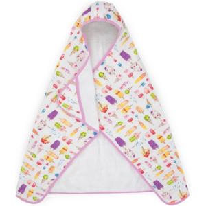 imageLittle Unicorn Premium Hooded Bath Towel Absorbent Cotton ampamp Terry Blend  Larger Size 16 Years SharkBrain Freeze