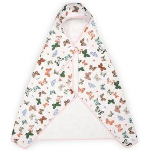 imageLittle Unicorn Premium Hooded Bath Towel Absorbent Cotton ampamp Terry Blend  Larger Size 16 Years SharkButterflies