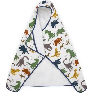 imageLittle Unicorn Premium Hooded Bath Towel Absorbent Cotton ampamp Terry Blend  Larger Size 16 Years SharkDino Friends