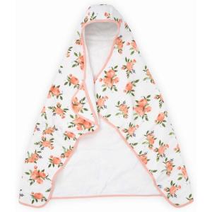 imageLittle Unicorn Premium Hooded Bath Towel Absorbent Cotton ampamp Terry Blend  Larger Size 16 Years SharkWatercolor Roses