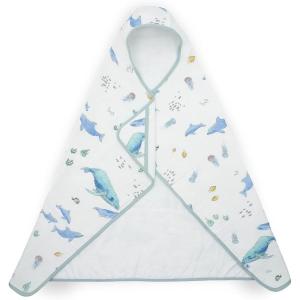imageLittle Unicorn Premium Hooded Bath Towel Absorbent Cotton ampamp Terry Blend  Larger Size 16 Years SharkWhales