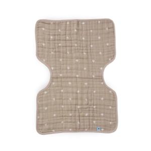 imageLittle Unicorn UltraAbsorbent Premium Burp Cloth  Soft on Babys Skin  Larger Size  Ergonomic Design FernTaupe Cross