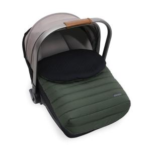 imageLittle Unicorn Winter Car Seat Cover  Premium Insulated Fabric  Universal Fit ampamp Easy to Install  Travel Bag Included MauveDark Green