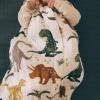 imageLittle Unicorn 06 Month Premium Muslin Sleep Sack 11 TOG  Soft ampamp Breathable Muslin Cotton for safer sleep  2 way zipper Taupe CrossDino Friends