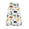 imageLittle Unicorn 06 Month Premium Muslin Sleep Sack 11 TOG  Soft ampamp Breathable Muslin Cotton for safer sleep  2 way zipper Taupe CrossDino Friends