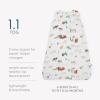 imageLittle Unicorn 06 Month Premium Muslin Sleep Sack 11 TOG  Soft ampamp Breathable Muslin Cotton for safer sleep  2 way zipper Taupe CrossFarmyard