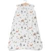 imageLittle Unicorn 06 Month Premium Muslin Sleep Sack 11 TOG  Soft ampamp Breathable Muslin Cotton for safer sleep  2 way zipper Taupe CrossForest Friends