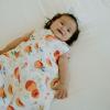 imageLittle Unicorn 06 Month Premium Muslin Sleep Sack 11 TOG  Soft ampamp Breathable Muslin Cotton for safer sleep  2 way zipper Taupe CrossGeorgia Peach
