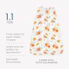 imageLittle Unicorn 06 Month Premium Muslin Sleep Sack 11 TOG  Soft ampamp Breathable Muslin Cotton for safer sleep  2 way zipper Taupe CrossGeorgia Peach