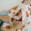 imageLittle Unicorn 06 Month Premium Muslin Sleep Sack 11 TOG  Soft ampamp Breathable Muslin Cotton for safer sleep  2 way zipper Taupe CrossGeorgia Peach