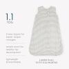 imageLittle Unicorn 06 Month Premium Muslin Sleep Sack 11 TOG  Soft ampamp Breathable Muslin Cotton for safer sleep  2 way zipper Taupe CrossGrey Stripes