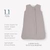 imageLittle Unicorn 06 Month Premium Muslin Sleep Sack 11 TOG  Soft ampamp Breathable Muslin Cotton for safer sleep  2 way zipper Taupe CrossPorpoise