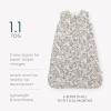 imageLittle Unicorn 06 Month Premium Muslin Sleep Sack 11 TOG  Soft ampamp Breathable Muslin Cotton for safer sleep  2 way zipper Taupe CrossPressed Petals