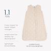 imageLittle Unicorn 06 Month Premium Muslin Sleep Sack 11 TOG  Soft ampamp Breathable Muslin Cotton for safer sleep  2 way zipper Taupe CrossTaupe Cross