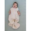 imageLittle Unicorn 06 Month Premium Muslin Sleep Sack 11 TOG  Soft ampamp Breathable Muslin Cotton for safer sleep  2 way zipper Taupe CrossTaupe Cross