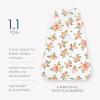 imageLittle Unicorn 06 Month Premium Muslin Sleep Sack 11 TOG  Soft ampamp Breathable Muslin Cotton for safer sleep  2 way zipper Taupe CrossWatercolor Roses
