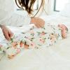 imageLittle Unicorn 06 Month Premium Muslin Sleep Sack 11 TOG  Soft ampamp Breathable Muslin Cotton for safer sleep  2 way zipper Taupe CrossWatercolor Roses
