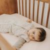 imageLittle Unicorn 06 Month Quilted Sleep Sack 26 TOG  Soft ampamp Breathable Muslin Cotton for safer sleep  2 way zipper PlanetaryGrey Stripe