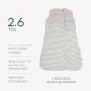 imageLittle Unicorn 06 Month Quilted Sleep Sack 26 TOG  Soft ampamp Breathable Muslin Cotton for safer sleep  2 way zipper PlanetaryGrey Stripe