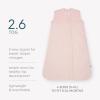 imageLittle Unicorn 06 Month Quilted Sleep Sack 26 TOG  Soft ampamp Breathable Muslin Cotton for safer sleep  2 way zipper PlanetaryLight Pink