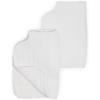 imageLittle Unicorn 100 Certified Natural Organic Cotton Burp Cloth 2 Pack  UltraAbsorbent ampamp Soft Muslin Fabric  Larger Size ampamp Ergonomic Design Floral Field  DriftwoodWhite  White