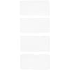 imageLittle Unicorn Cotton Muslin Squares 4 Pack  Nursing Burping Feeding Wiping Spills  Super Soft and Lightweight Blanket for Baby Boys and Girls  275 x 275  White SetWhite