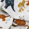 imageLittle Unicorn Cotton Muslin Squares 4 Pack  Nursing Burping Feeding Wiping Spills  Super Soft and Lightweight Blanket for Baby Boys and Girls  275 x 275  White SetDino Friends Set