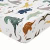 imageLittle Unicorn Premium Changing Pad Cover  Extra Soft ampamp Breathable Muslin Fabric FernDino Friends