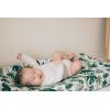imageLittle Unicorn Premium Changing Pad Cover  Extra Soft ampamp Breathable Muslin Fabric FernTropical Leaf