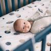 imageLittle Unicorn Premium Crib Sheet  Breathable ampamp SuperSoft Muslin Fabric Watercolor RosesPlanetary