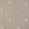 imageLittle Unicorn Premium Crib Sheet  Breathable ampamp SuperSoft Muslin Fabric Watercolor RosesTaupe Cross